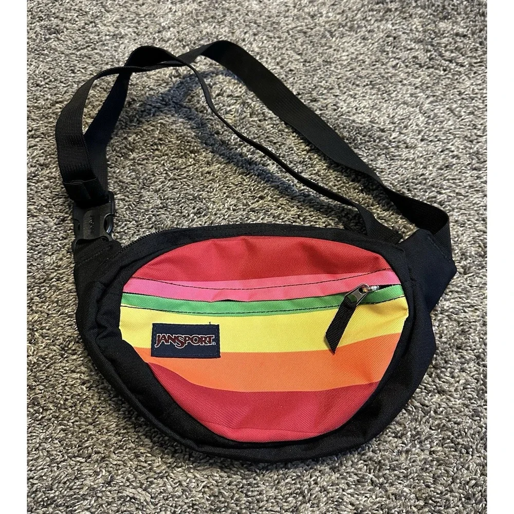 Jansport Fanny Pack/Belt Bag Rainbow